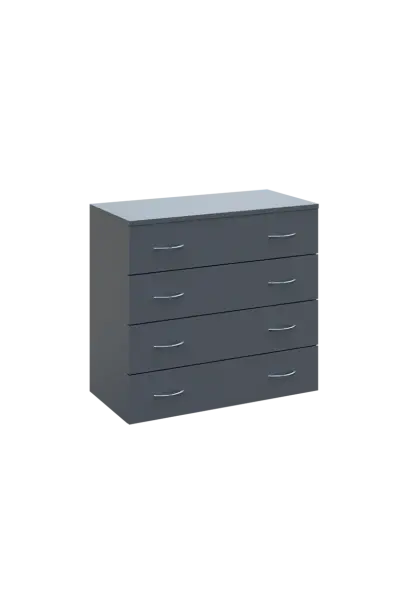 N 2 - 84Z kancelářská skříň, 4-zásuvková, 750x800x400, antracit